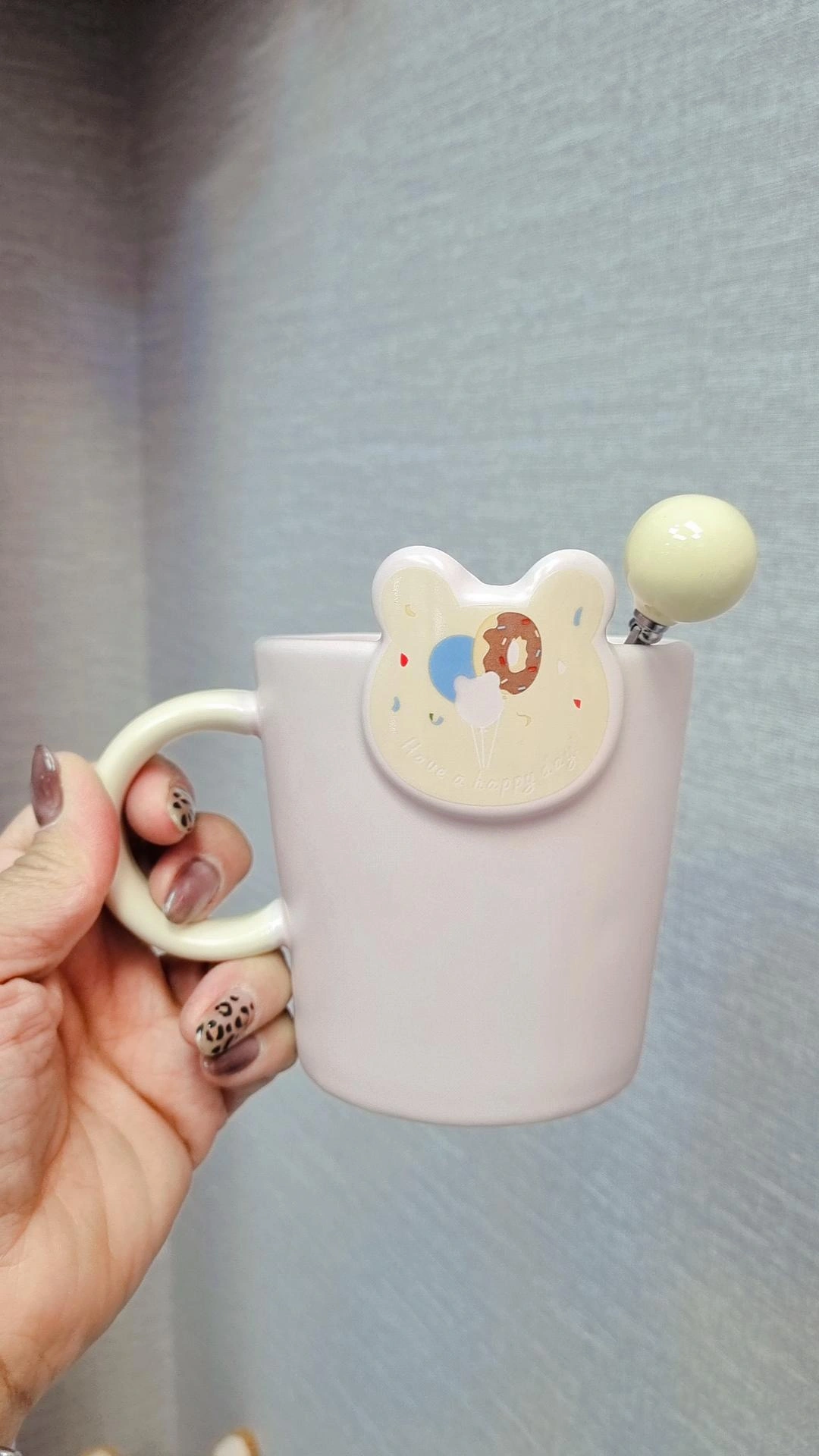 ماگ قاشق توپی خرسی