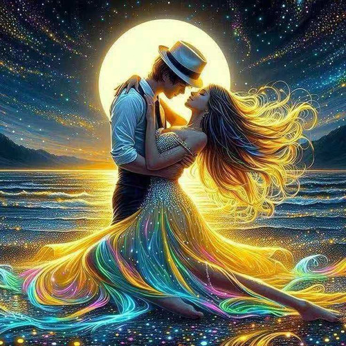 نقاشی الماسی بزرگسال ۴۰×۵۰ طرح ۸