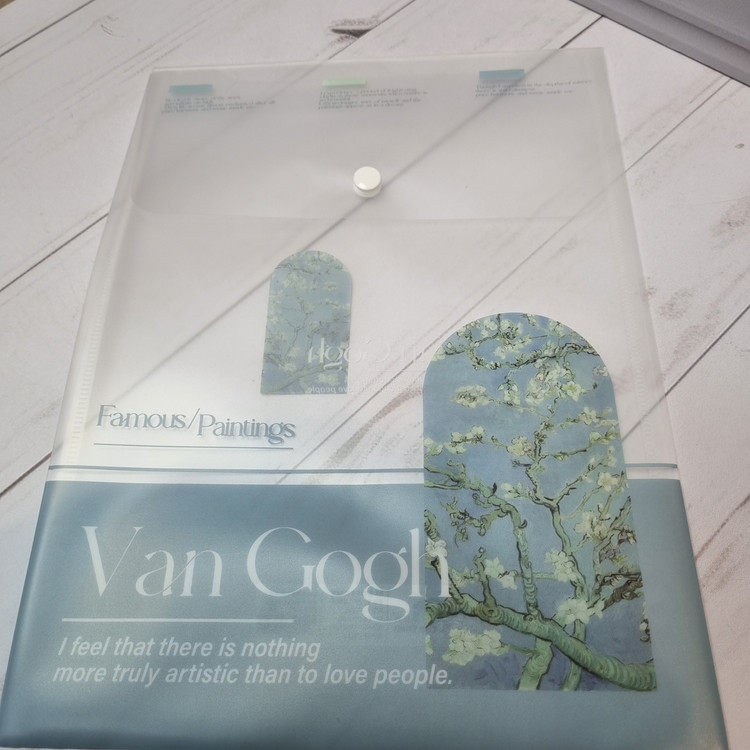 کاور a4 دکمه دار فانتزی طرح گل بهاری