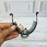 گیره نگین دار گوجه ای مجلسی